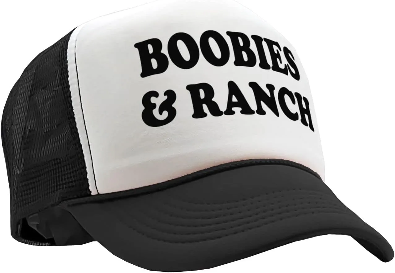 Boobies and Ranch - Vintage Retro Style Trucker Cap Hat