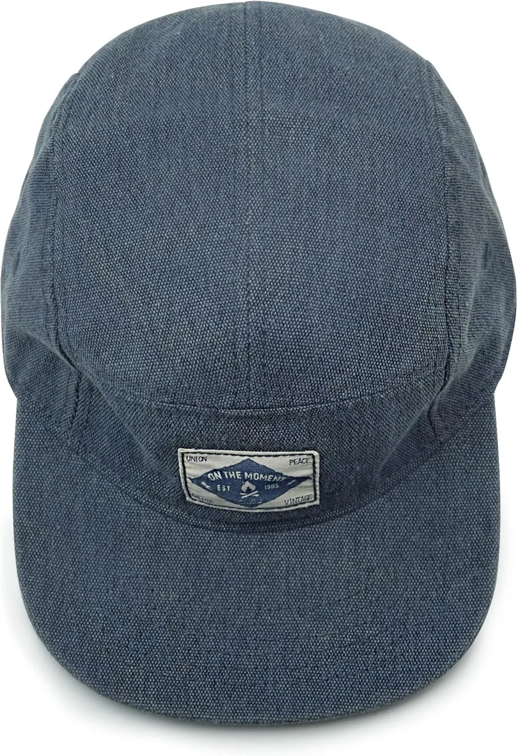 Clakllie 5 Panel Flat Brim Baseball Cap - Washed Cotton, Vintage Dad Hat for Men & Women Street Style Trucker Cap Hip Hop Hat