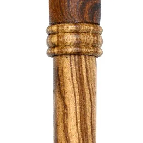 Contour Palm Grip Cane - Zebrano Wood, Ergonomic Comfort