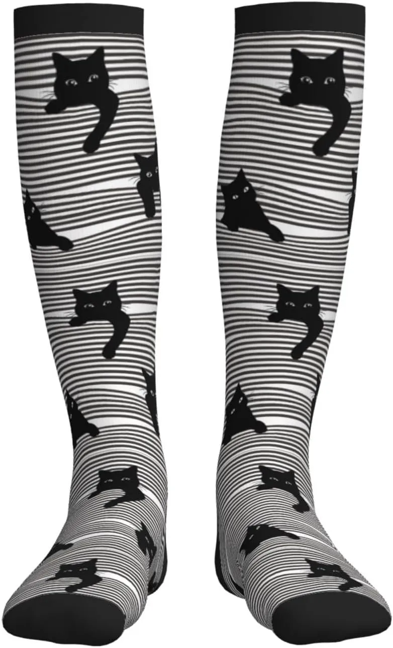 Duck Compression Socks Women and Men 15-20mmHg-Circulation Support Socks for Athletic Running Cycling