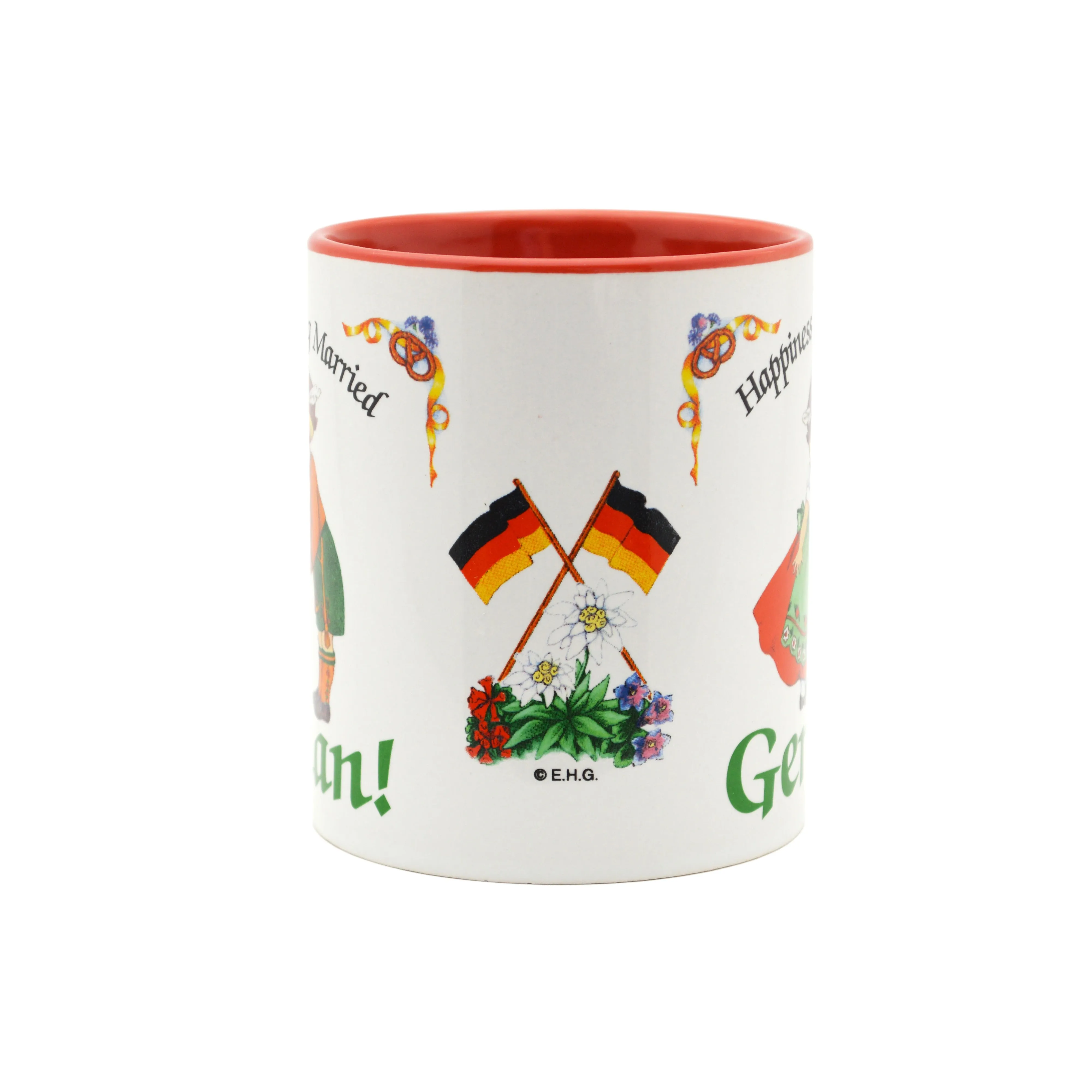German Gift Idea Mug "Happiness is being Married to a German"