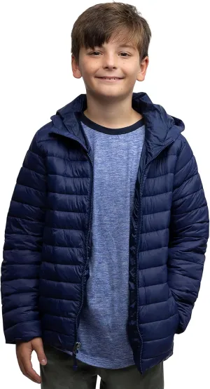 Lands' End Kids ThermoPlume Packable Hooded Jacket