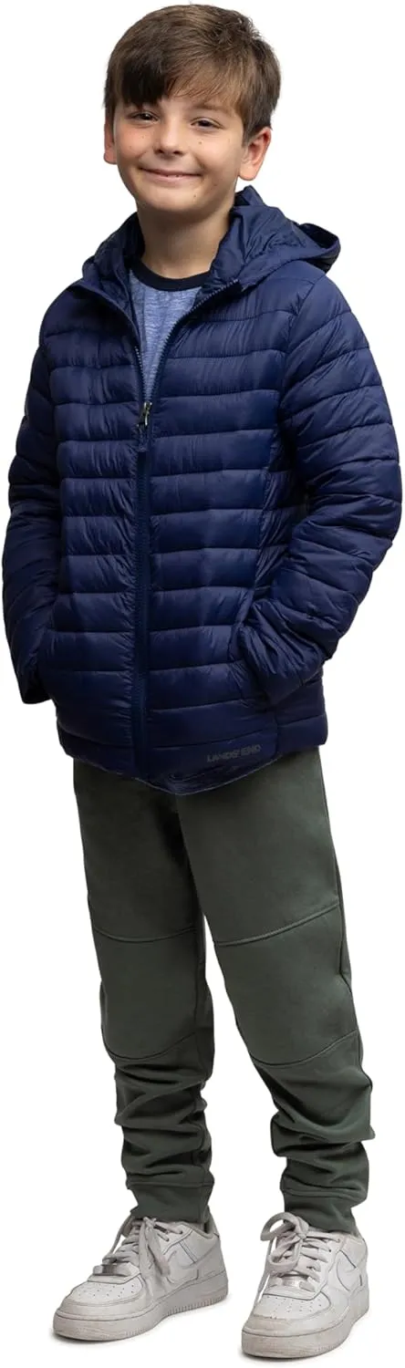 Lands' End Kids ThermoPlume Packable Hooded Jacket