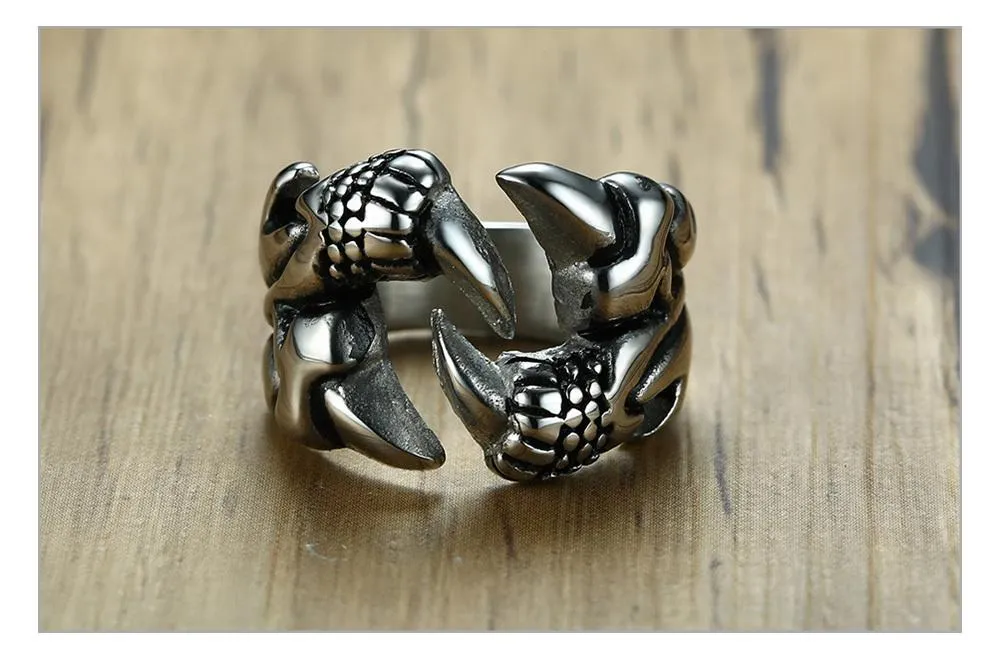 Paws Of Truth Vintage Silver Ring