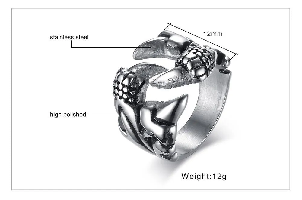 Paws Of Truth Vintage Silver Ring