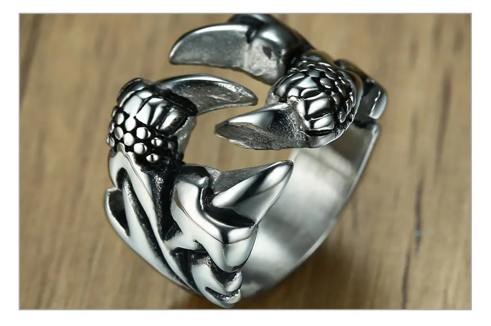 Paws Of Truth Vintage Silver Ring