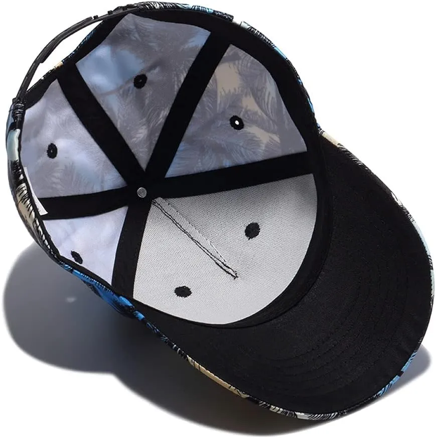 Quanhaigou Unisex Baseball Cap,Unisex Snapback Hip Hop Hats Cool Adjustable Dad Hat for Men Women Teens