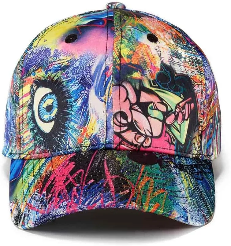 Quanhaigou Unisex Baseball Cap,Unisex Snapback Hip Hop Hats Cool Adjustable Dad Hat for Men Women Teens