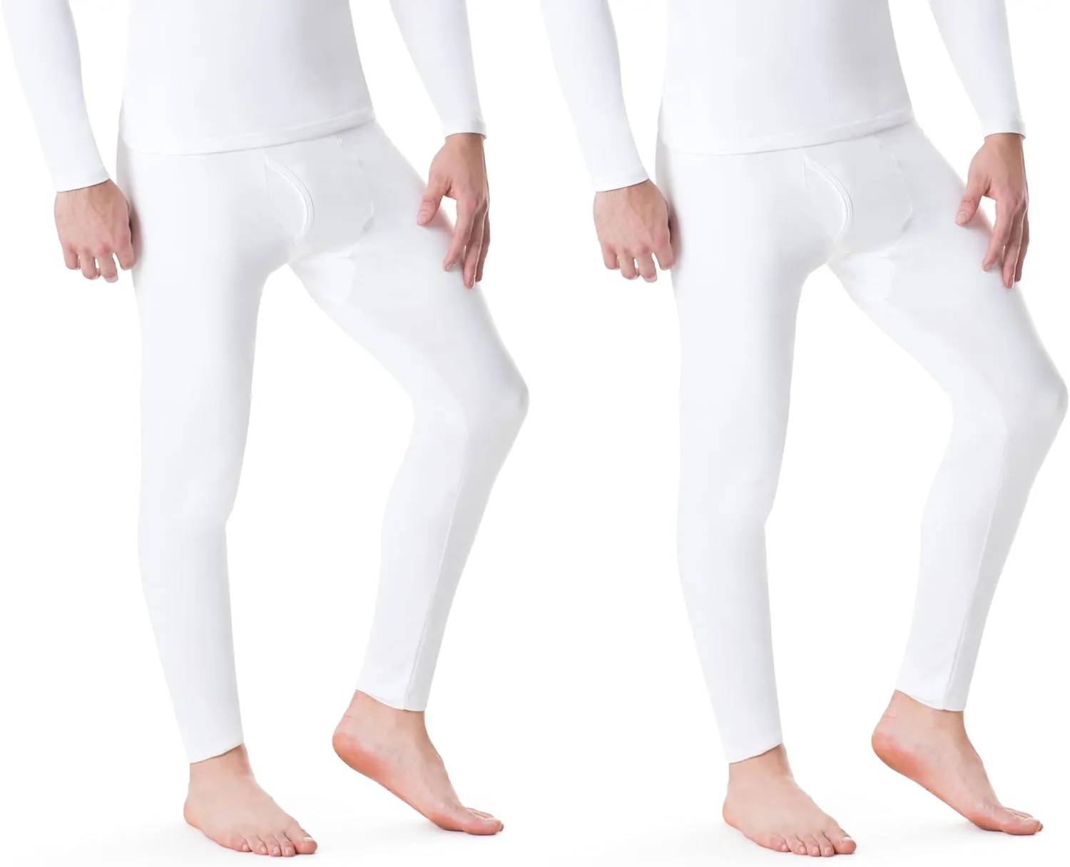 Rocky Thermal Underwear for Men Pants, Long Johns Fleece Lined Base Layer Bottoms, Insulated Leggings for Extreme Cold/Skiing
