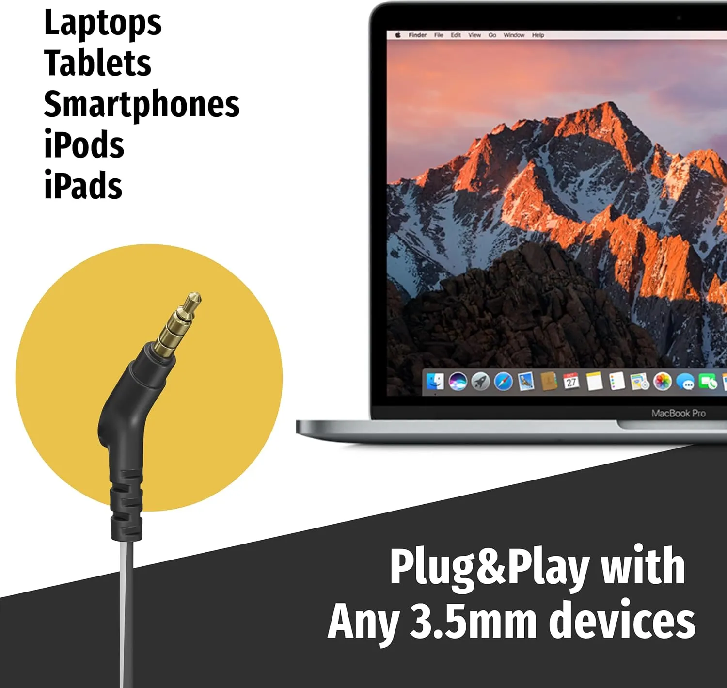 Symphonized Wired Earbuds with Microphone  90% Noise Cancelling Ear buds with Mic, in Ear Headphones Wire for Computer & Phone, Earphones 3.5 mm Jack