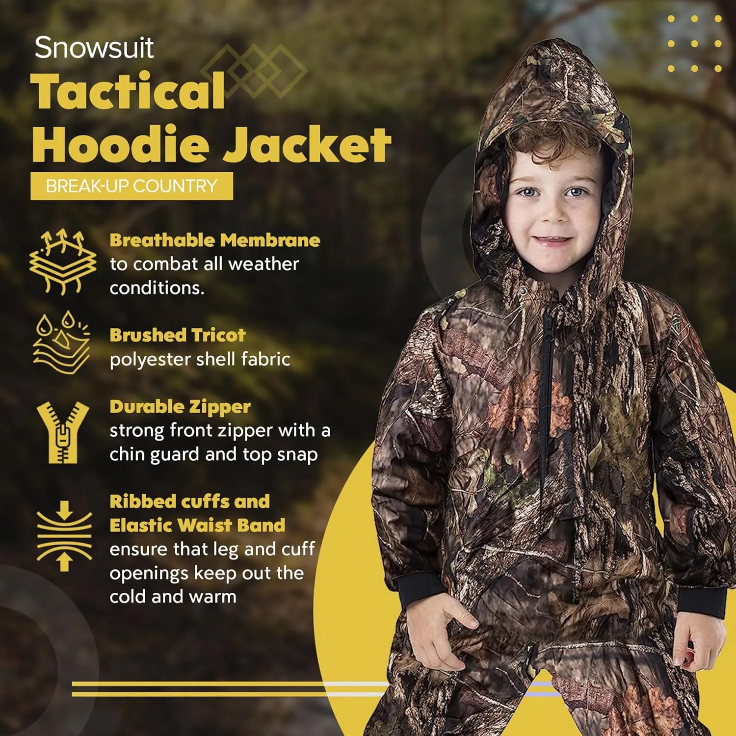 TrailCrest by Treel Infant-Toddler One Piece Snowsuits Overalls Waterproof Ski Suits Jumpsuits