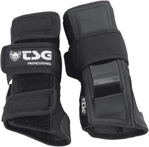 TSG Professional Wristguard, Ergonomic Splint, Palm, Wrist Support, Hardshell, Snowboarding, Skiing, Downhill, Skateboarding, Swiss Design, Black