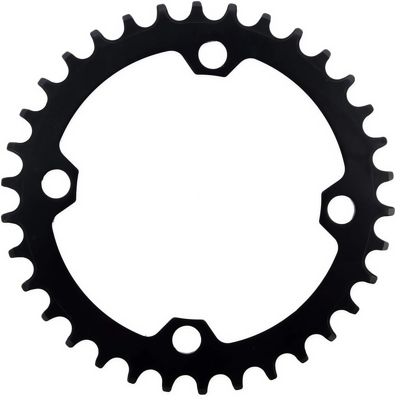 YBEKI Pro-Grade 104BCD Chainring (30-52T) CNC 7075-T6 Aluminum Narrow-Wide MTB/Road Round Oval Bike Chainwheel | Shimano/SRAM 8-11 Speed Compatible | 573MPa Strength(Black/Red/Blue)